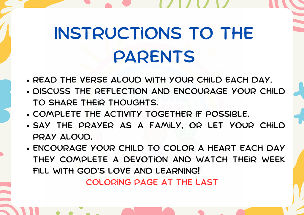 Scripture Buddies 7-Day Kids Daily Devotional