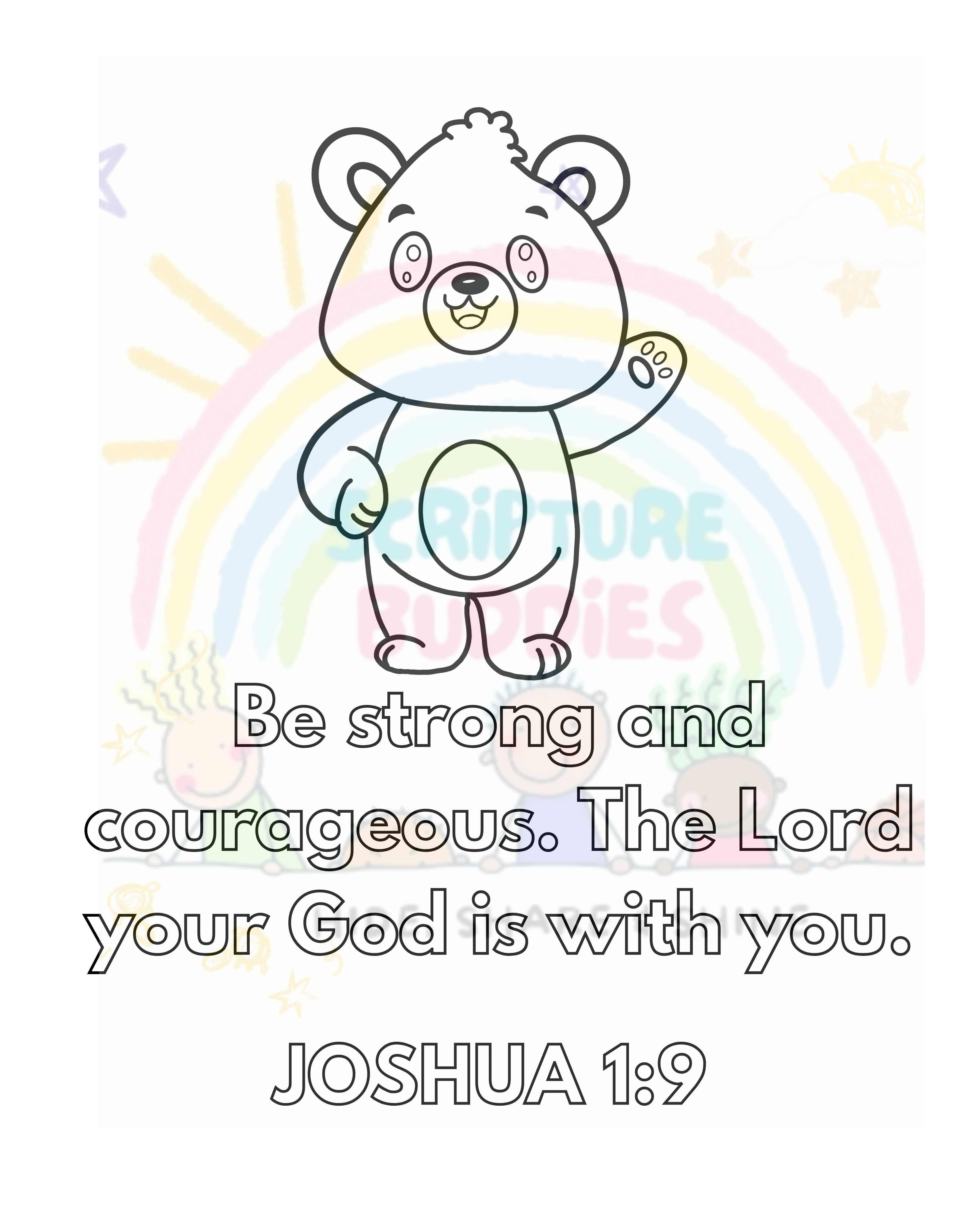 Verse of the Week for Brave Hearts – with Benny the Bear