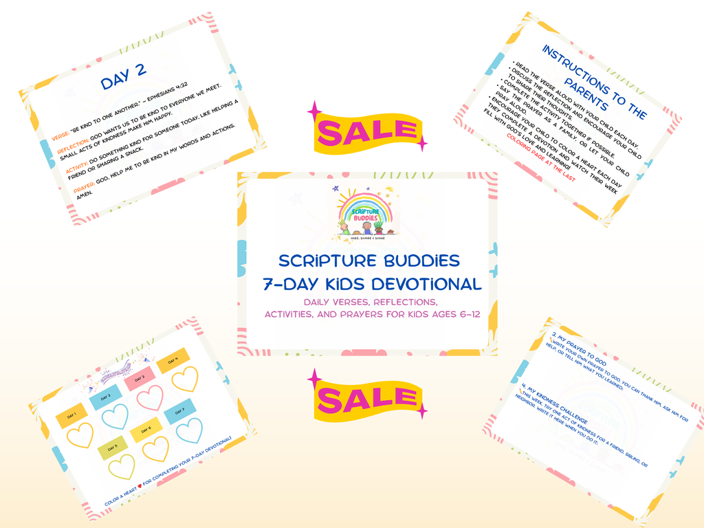 Scripture Buddies 7-Day Kids Daily Devotional
