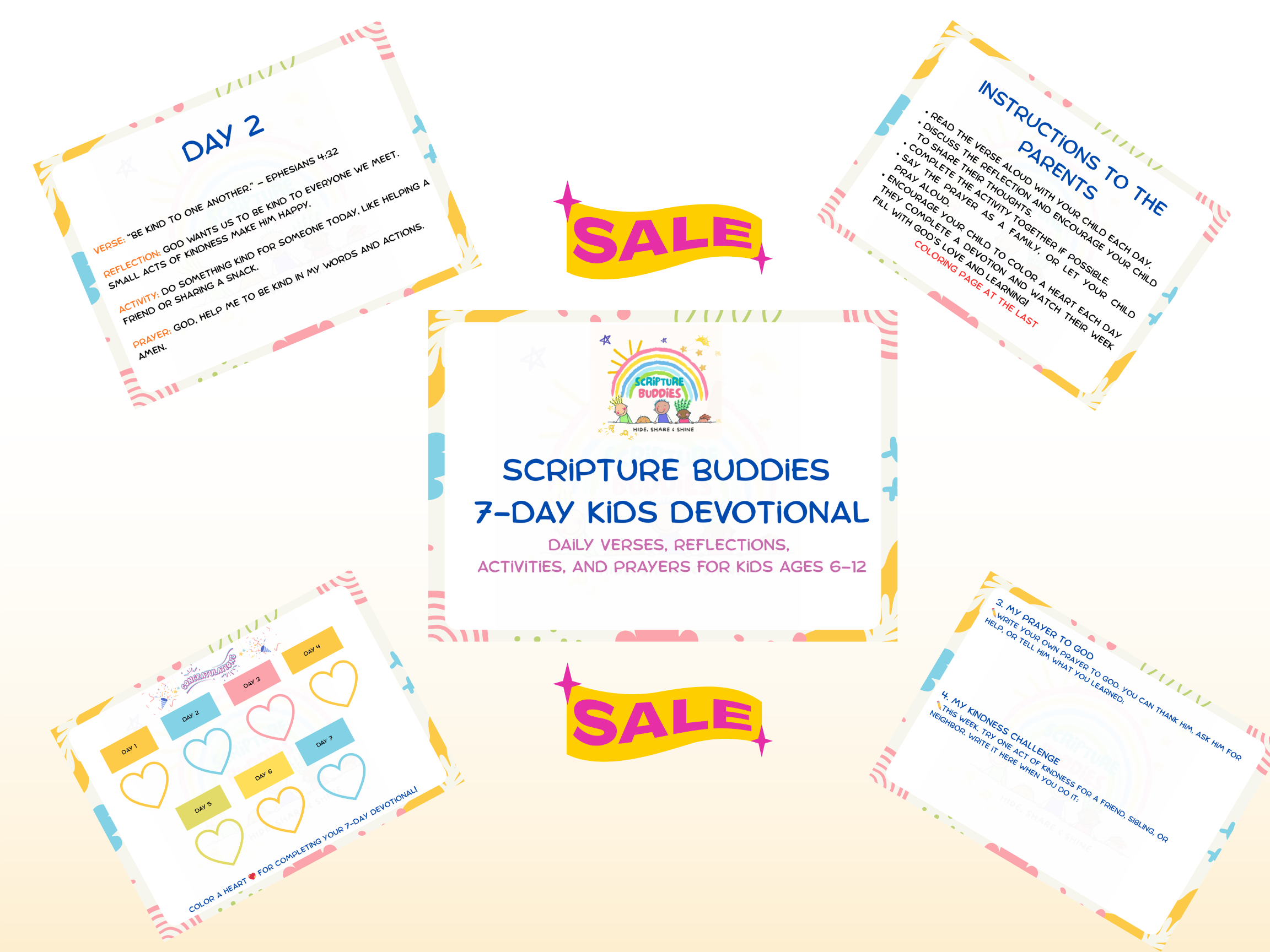 Scripture Buddies 7-Day Kids Daily Devotional